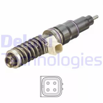 Unité pompe-injecteur DELPHI HRE263 pour VOLVO FH 440 - 440cv