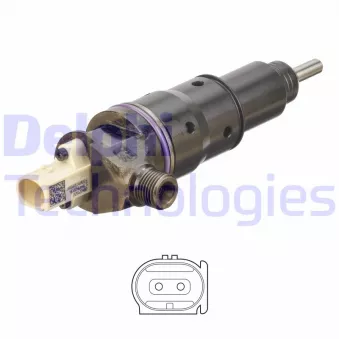 Injecteur DELPHI HRE393 pour MAN M 2000 L 430 - 430cv