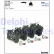 DELPHI LP2254 - Jeu de 4 plaquettes de frein arrière