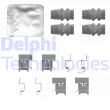 Kit d'accessoires, plaquette de frein à disque DELPHI [LX0768]