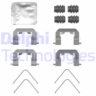Kit d'accessoires, plaquette de frein à disque DELPHI OEM 581444D500