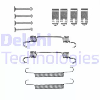 DELPHI LY1436 - Kit d'accessoires, mâchoires de frein de stationnement