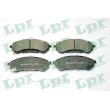 LPR 05P2249 - Jeu de 4 plaquettes de frein arrière