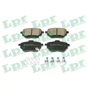 Jeu de 4 plaquettes de frein arrière LPR OEM 0446602410