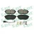 LPR 05P2253AK - Jeu de 4 plaquettes de frein avant