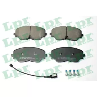 Jeu de 4 plaquettes de frein avant LPR OEM 5WA698151B