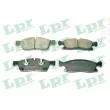LPR 05P2280 - Jeu de 4 plaquettes de frein avant