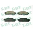 LPR 05P2284 - Jeu de 4 plaquettes de frein avant