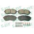 LPR 05P2308K - Jeu de 4 plaquettes de frein avant