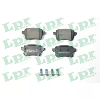 Jeu de 4 plaquettes de frein arrière LPR OEM 77367914