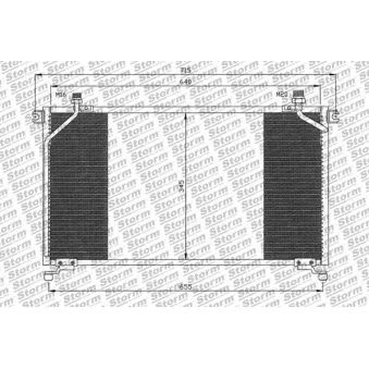 Condenseur, climatisation Storm OEM 921107F000