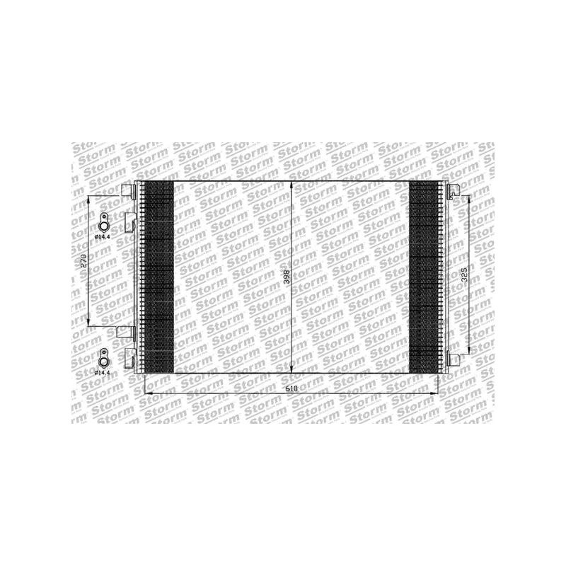 Condenseur, climatisation Storm 87111 - Visuel 1