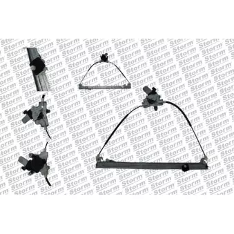 Lève-vitre avant droit Storm OEM 7700838591