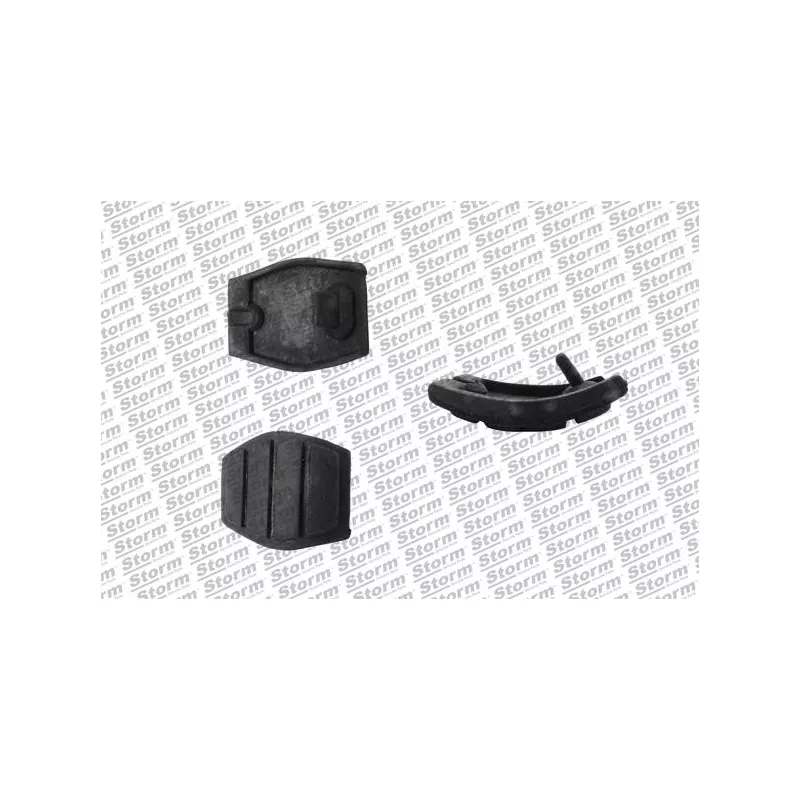 Revêtement de pédale, pédale de frein Storm F0417 - Visuel 1