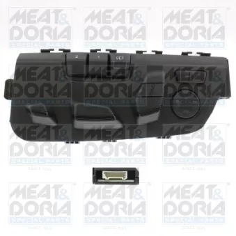 MEAT & DORIA 206233 - Bouton, ajustage du dossier avant gauche