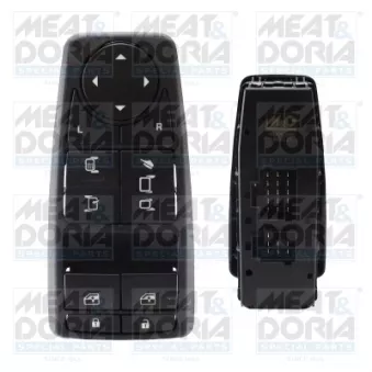 Interrupteur, lève-vitre MEAT & DORIA 26617 pour MAN TGX 26,440 - 440cv