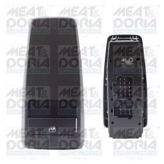 Interrupteur, lève-vitre MEAT & DORIA 26618 pour MAN TGX 26,540 - 540cv