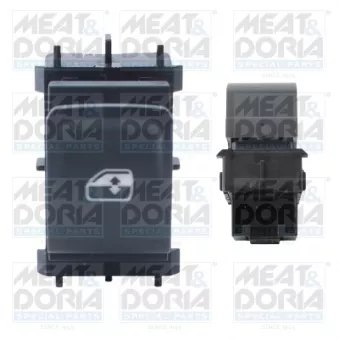 Interrupteur, lève-vitre MEAT & DORIA 26656 pour VOLKSWAGEN GOLF 1.6 TDI - 115cv