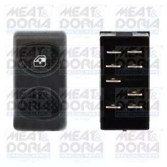 Interrupteur, lève-vitre MEAT & DORIA 26751