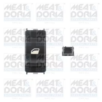 MEAT & DORIA 26839 - Interrupteur, lève-vitre arrière droit