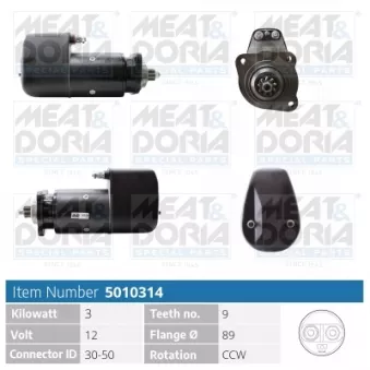 Démarreur MEAT & DORIA OEM 05710993