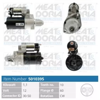 Démarreur MEAT & DORIA OEM 0061516001