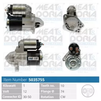 Démarreur MEAT & DORIA OEM MO00T33971