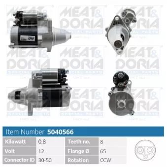 Démarreur MEAT & DORIA OEM MO02T41085