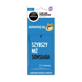 Désodorisant pour voiture AROMA CAR LETS SMILE New Car AMIO A10667