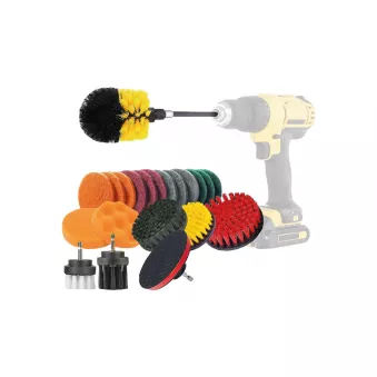 Jeu de brosses pour perceuse - 22 pièces AMIO 02594