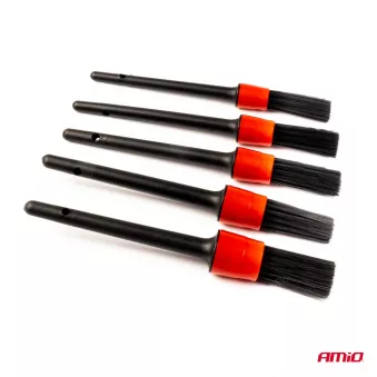 Set de brosses pour l'esthétique automobile, grille d'aération et fils d'acier 8 pièces AMIO 03099