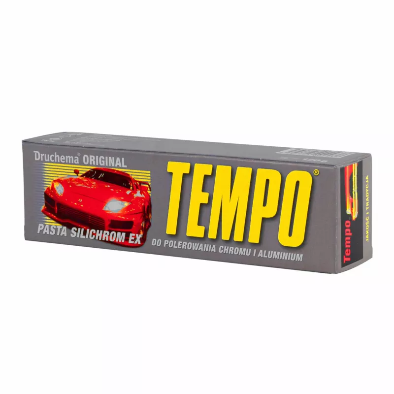 Pâte à polir TEMPO Chrome 120 g AMIO E0243 - Visuel 1