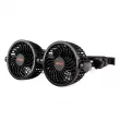 AMIO 03008 - Ventilateur de voiture pour appuie-tête 2x4