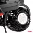 AMIO 03009 - Ventilateur de voiture pour appuie-tête avec chargeur USB 2x4