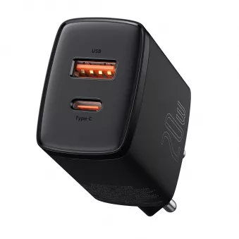 Chargeur Chargeur rapide compact Baseus, USB, USB-C, 20 W AMIO BAS20723