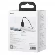 AMIO BAS20602 - Chargeur USB-C Baseus Mini Power Delivery 25W avec câble USB-C 100 cm