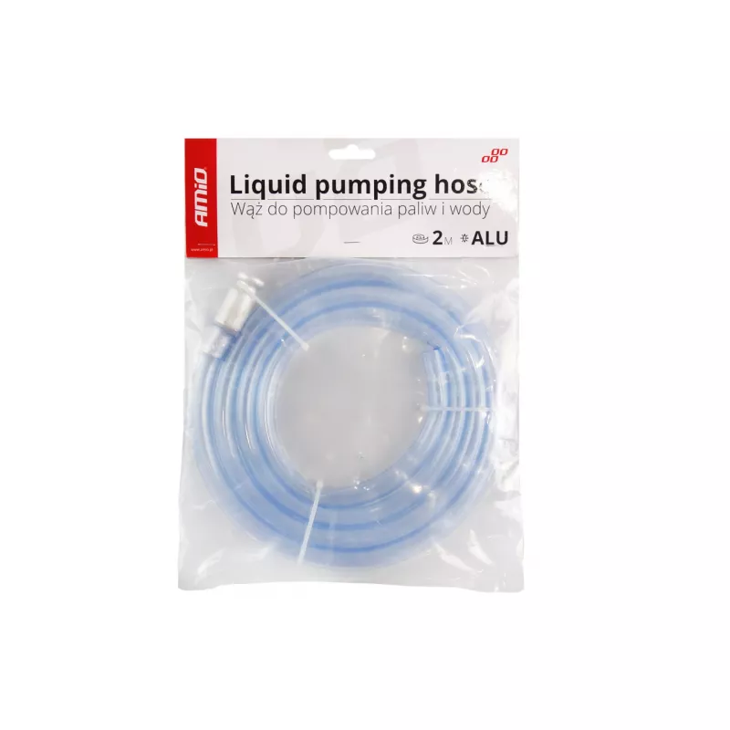 Tuyau d'aspiration de carburant avec buse en aluminium 2m AMIO 02404 - Visuel 2