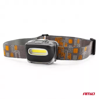 AMIO 02199 - Lampe frontale LED COB 3xAAA 150Flux IPX3