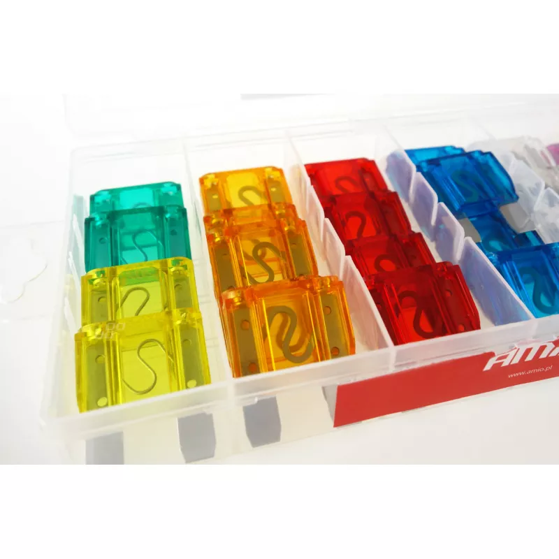 MAXI boîte à fusibles mix 24pcs AMIO 02323 - Visuel 1