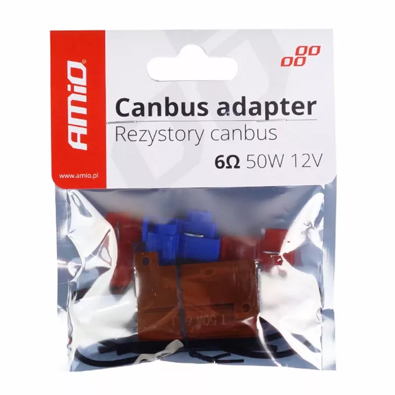 Résistance relais LED Canbus 6Ohm 50W AMIO 02452 - Visuel 2