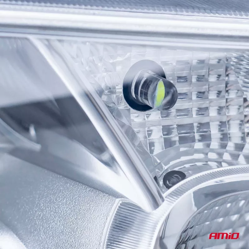 Ampoule LED STANDARD T10 W5W COB HPC 12V Blanc clair AMIO 02645 - Visuel 1