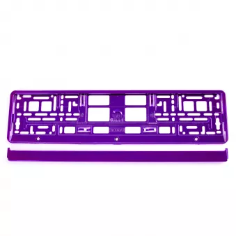 Cadre de plaque d'immatriculation - violet métalisé AMIO 71457/01170F