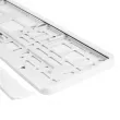 AMIO 71780BI - Cadre de plaque d'immatriculation - Blanc