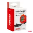 AMIO 02859 - Chargeur de téléphone étanche USB+USB-C 12/24V MOD-09