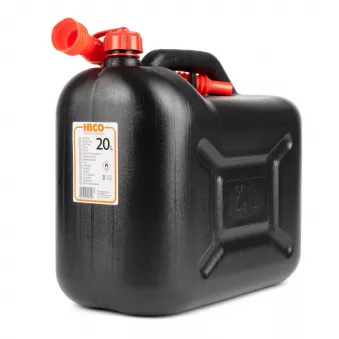 Jerrican carburant plastique 20L, noir AMIO J0614B