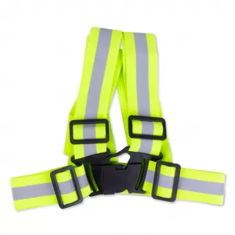 Gilet ceinture de sécurité réfléchissant couleur verte EN20471 AMIO 03104