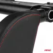 AMIO 02957 - Style cuir noir Appui-tête de couchage pour voiture