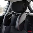 AMIO 02957 - Style cuir noir Appui-tête de couchage pour voiture