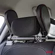 AMIO 02957 - Style cuir noir Appui-tête de couchage pour voiture