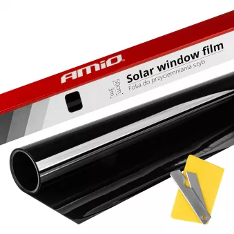 Film pour vitrage solaire Ultra Dark Black 0,5x3m (1%) AMIO 02936